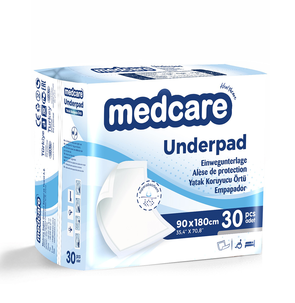 Υποσέντονο MedCare 90X180cm 30pcs